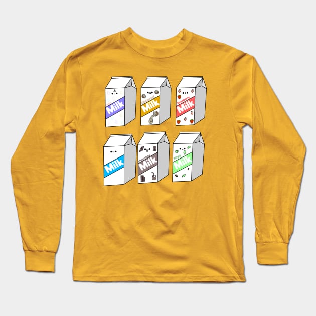 Milk Carton Collection Long Sleeve T-Shirt by OneThreeSix